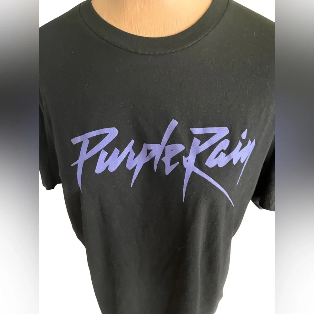 PRINCE PURPLE RAIN T-SHIRT NWOT LARGE - Picture 3 of 4